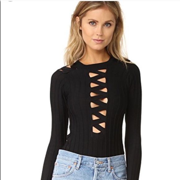For Love And Lemons Tops - Nwt For Love & Lemons Knitz Bodysuit